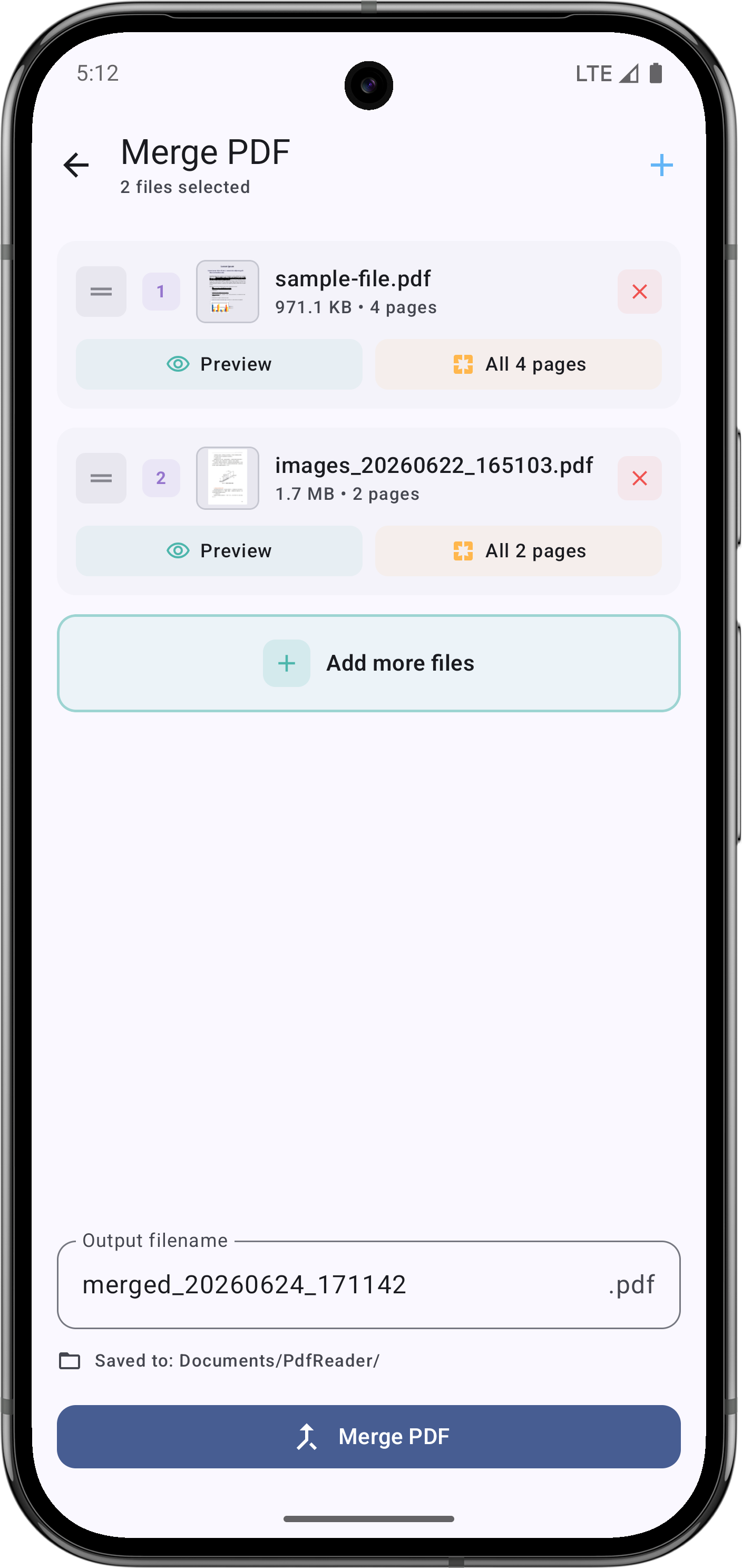 Merge PDF